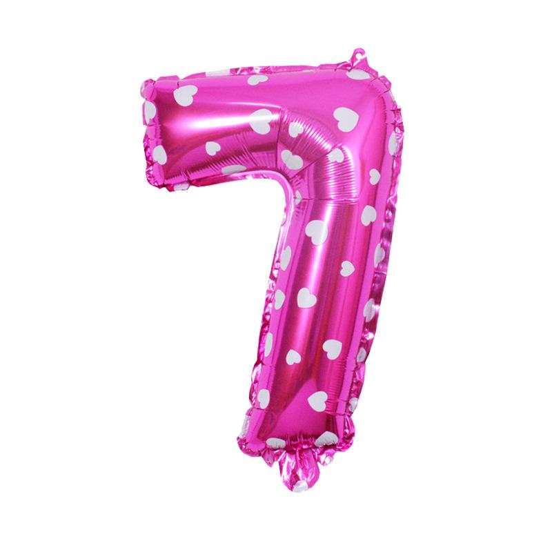 32 Inch Digital Balloon Rose Red Digital Caramel Color Medium Digital Helium Balloon Can Float