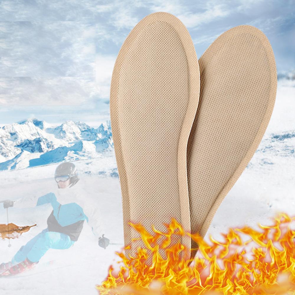 1 Pair Disposable Self heating Insole Foot Warmers Long Lasting Safe Natural Odorless for Men and Women