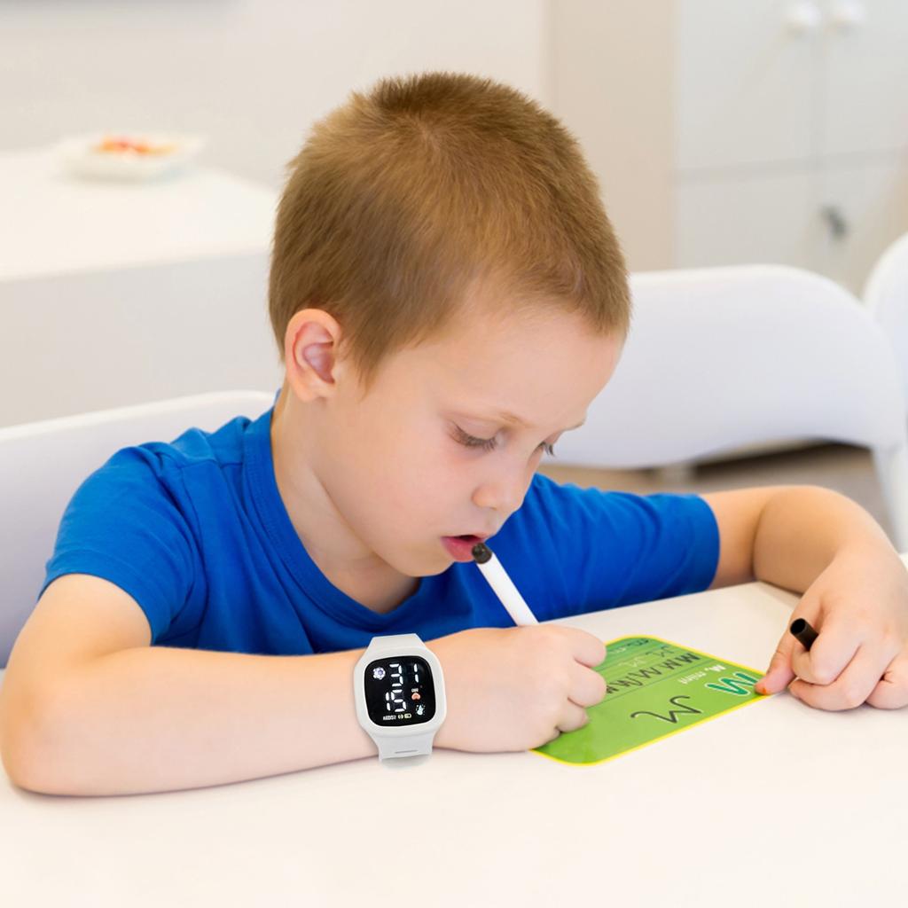 Dětské hodinky vhodné pro venkovní studentské elektronické hodinky Screen Watch Display Time