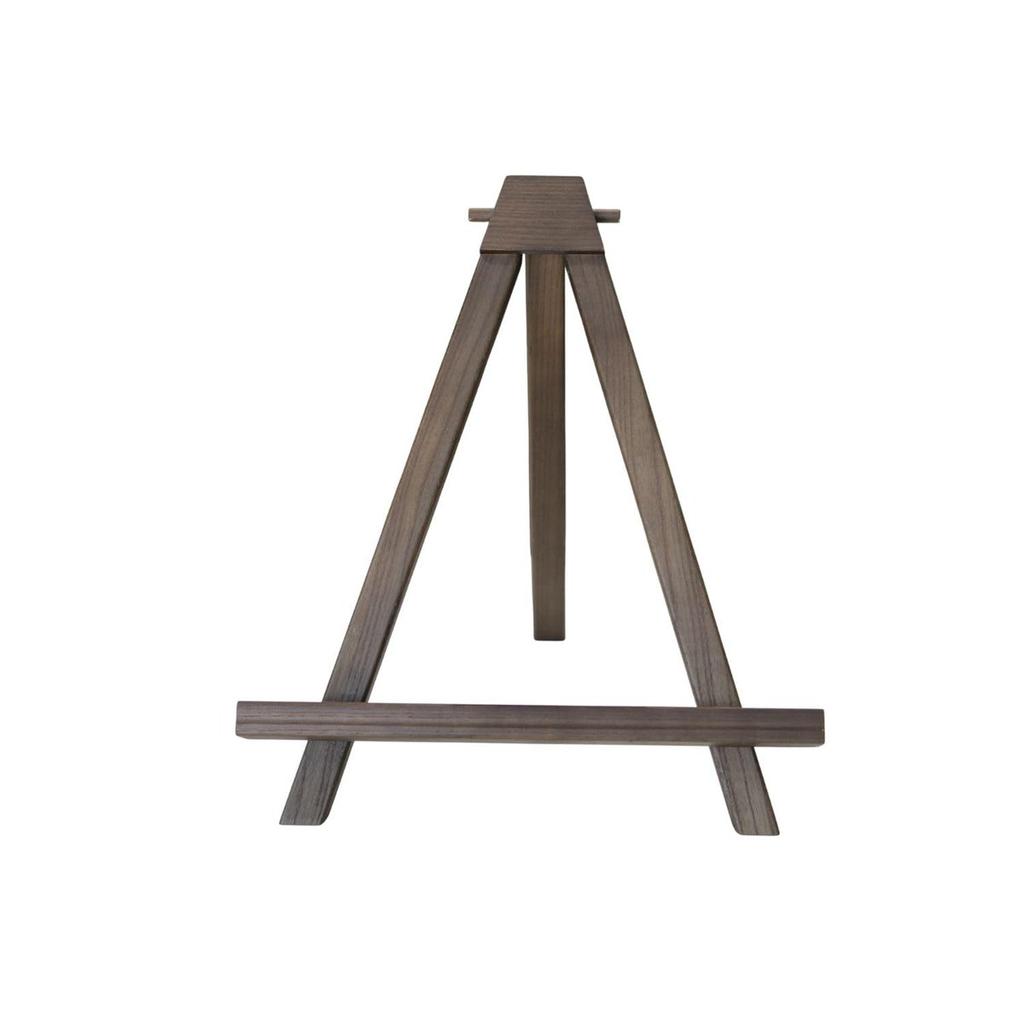 Fukuikinzokukogei Wooden Tabletop Easel S Size Walnut Finish 6587-G Compact Display Stand
