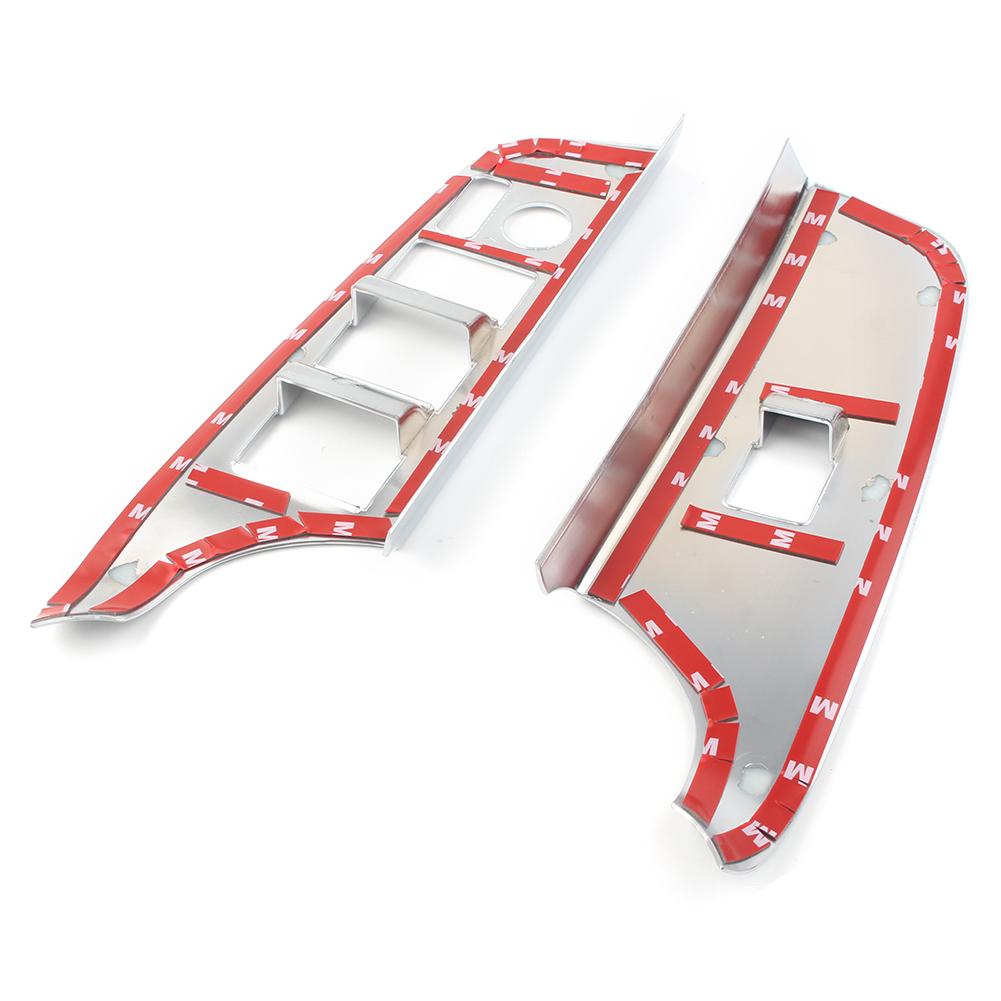 

RHD передняя дверь автомобиля, переключатель накладки на окно для 2016 2017 2018 Toyota Sienta, декоративная крышка, накладка, автомобильные аксессуары