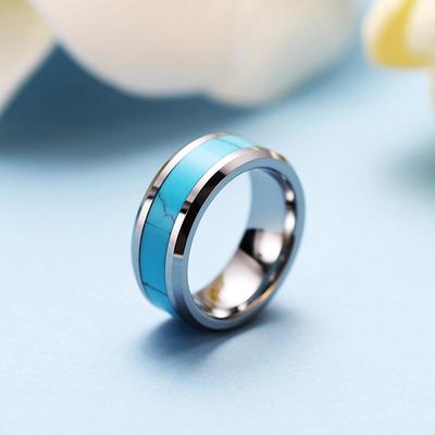 8MM Edelstahl Naturtürkis Modering - Vielseitiger Persönlichkeitsstil