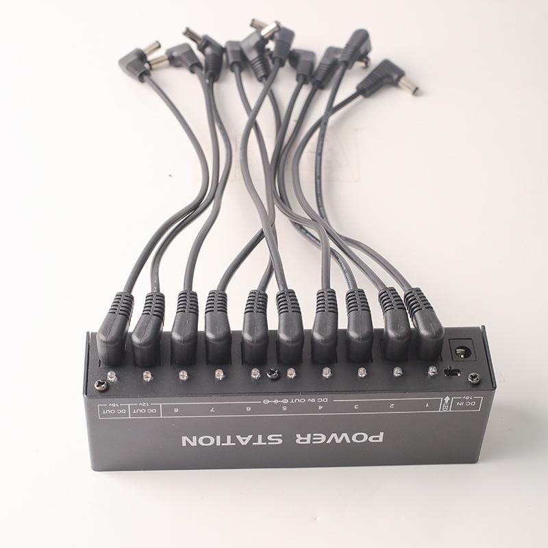 Isolated Multi-Output Guitar Pedal Power Supply, Low-Noise, Stabilized, 9V/12V.