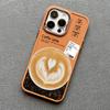 Brown Ice Latte American Coffee Phone Case for Iphone 12 11 14 13 15 16 Pro Max Mini X XR XS 7 8 Plus SE2 Shockproof Print Cover