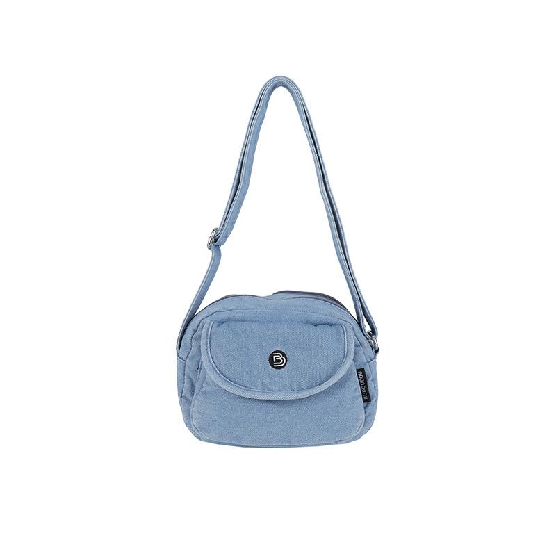Lightweight, High-end, Large-capacity Single-shoulder Bag, Fashionable, Retro and Trendy Denim, Cute Crossbody Bag