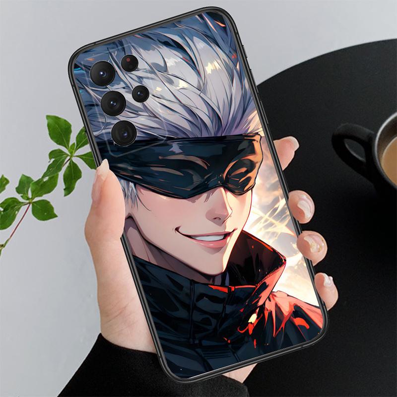 Jujutsu Kaisen Satoru Gojo Phone Case For Samsung S25 S24 S23 S22 S21 S20 Ultra S20 S22 S21 S20 FE S24 Plus