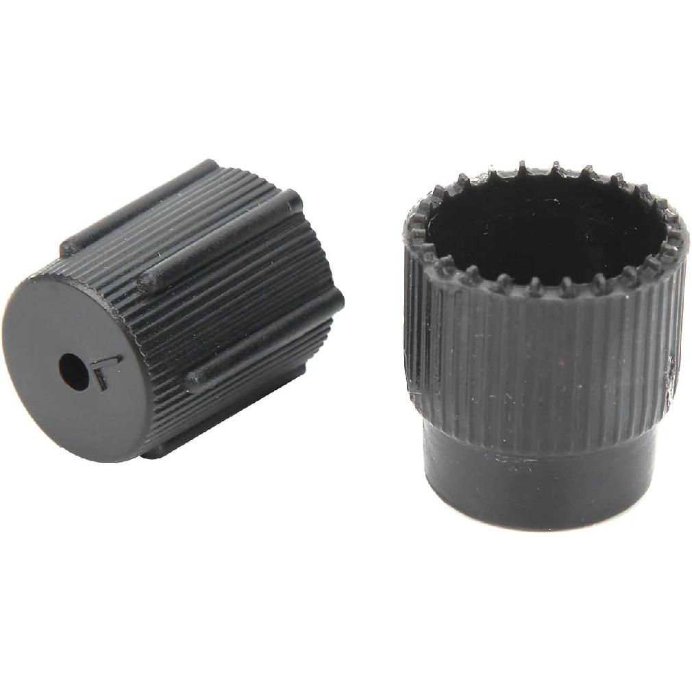 AC Service Port Caps, Universal Air Conditioning Service Cap ABS A/C Repair Refrigerant Charging Port Cover Auto Accessory (Pack of 10)