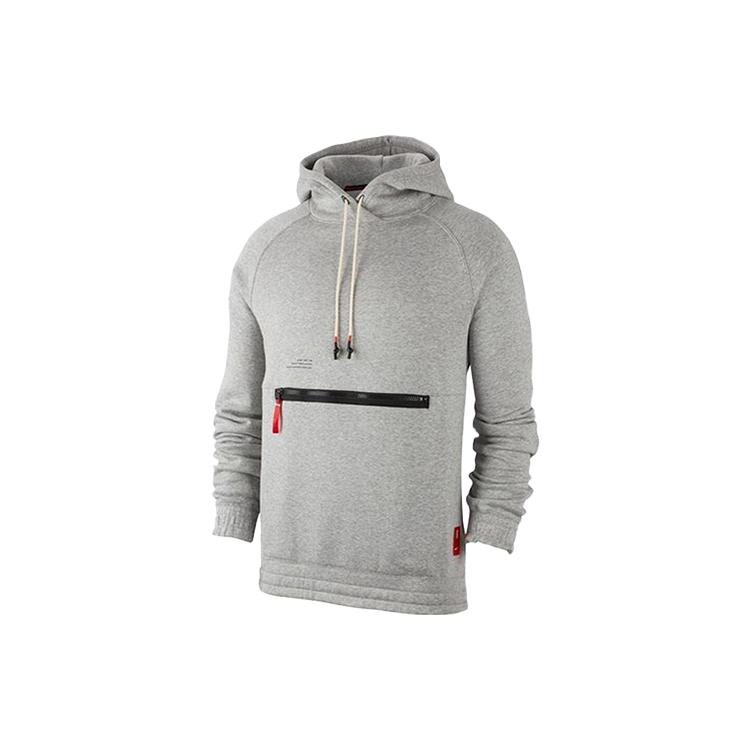 Nike Kyrie Hoodie Sweatshirt Men s Gray BV9298-063 XXXXL