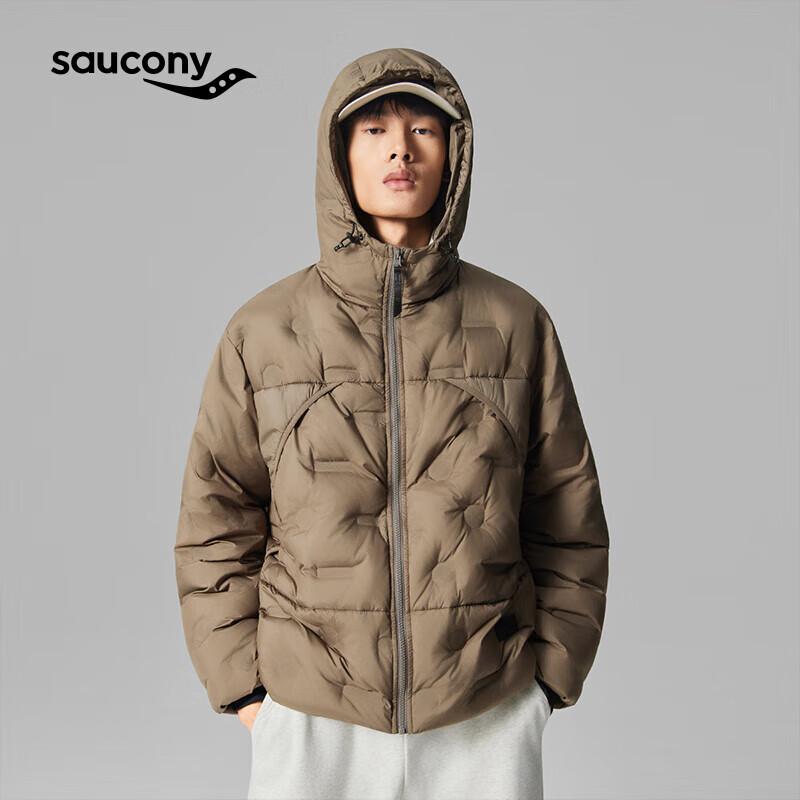 Saucony Unisex Hooded Down Jacket 2XL