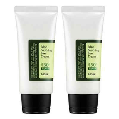 Aloe Yatıştırıcı Güneş Kremi SPF50+ PA+++, 50ml, 2 adet