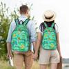Fashion Cartoon Pokemon Theme Backpack  Mochilas Harajuku Design For School Large Capacity Rucksack