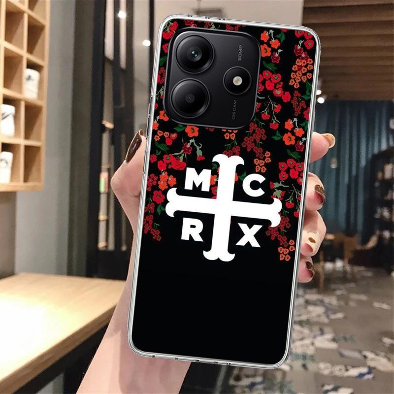 My Chemical Romance MCR Soft Phone Case For Xiaomi Redmi Note 14 14S 13 12S 12 11S 11 11E Pro Plus 11T 10S 10 9S 5G Pattern Cove