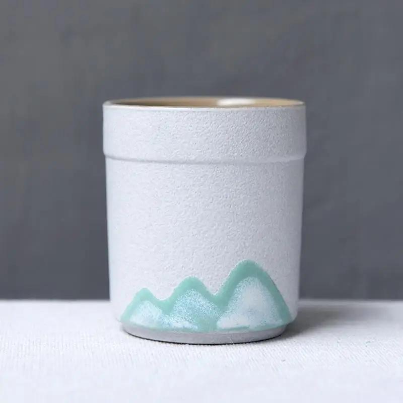 New Vintage Ceramics Cups Japanese Stoneware Porcelain 128ml Tea Mug Healthy Lifestyle Kung Fu Tea  Sake Coffee Cups Drinkware