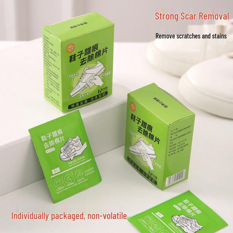 Disposable Wet Wipes for White Leather Shoe Cleaning and Yellowing Removal