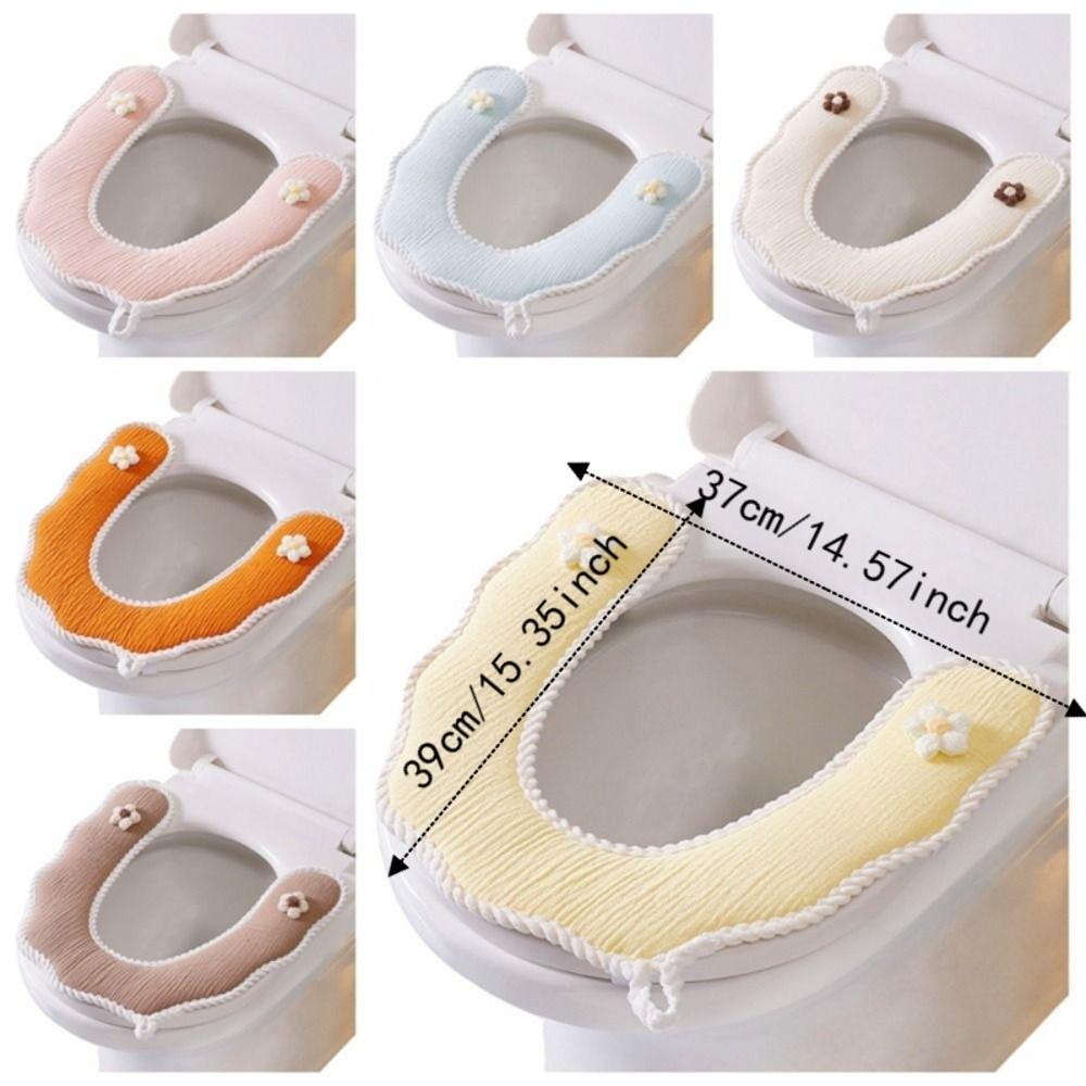 Breathable Toilet Seat Pad Washable Potty Mat Toilet Seat Accessories Toilet Seat Cover  Bathroom