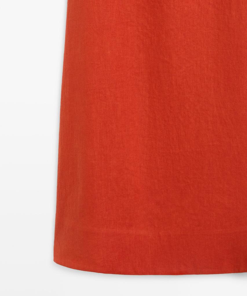 Masimodutti 100% Linen Halterneck Dress