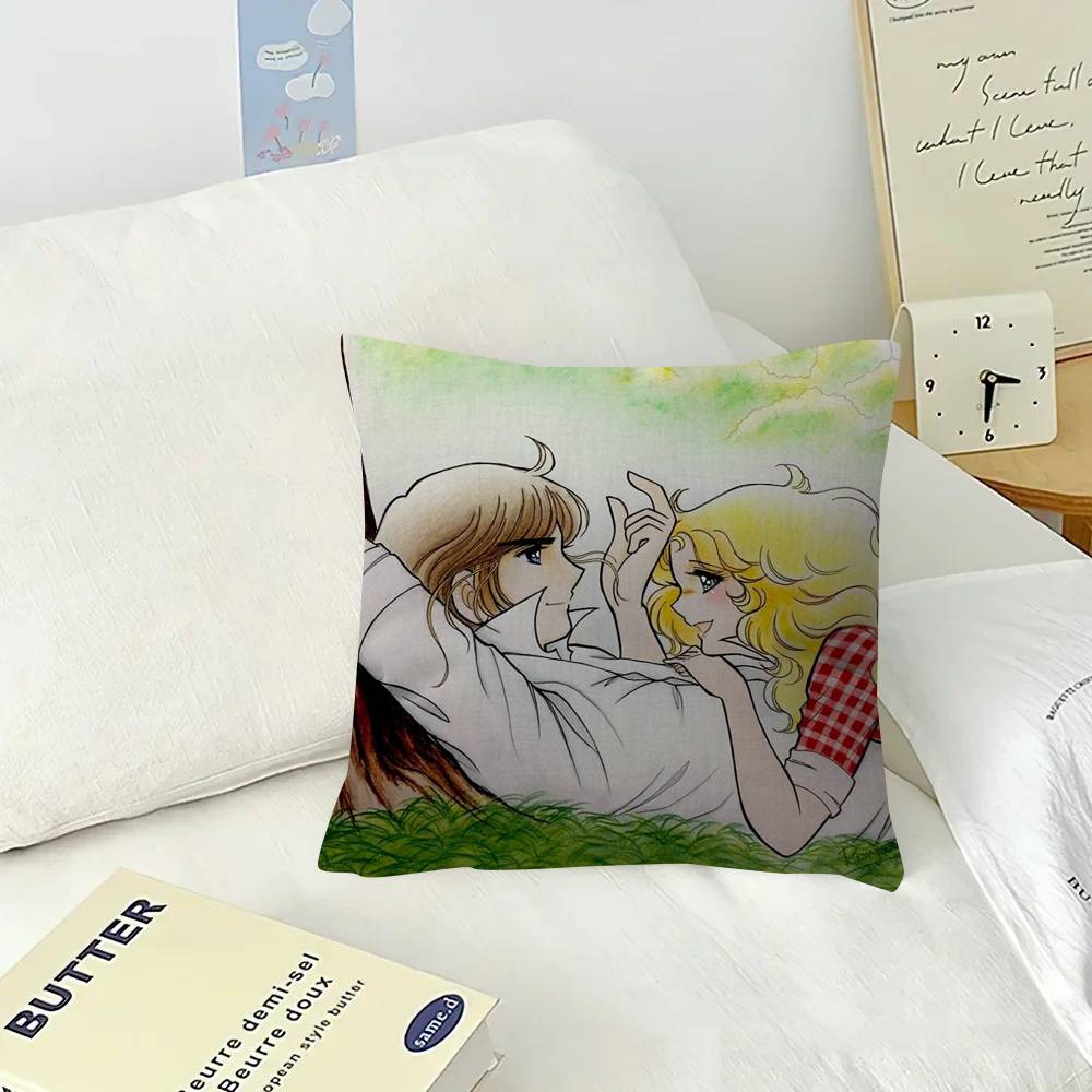 Anime Candy Candy Cushion   Pillow Cushion Cover Pillowcase Living Room Sofa Home Decor Customized