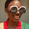New Women Large Frame Oval Sunglasses Fashion Anti Glare UV400 Protection Retro Outdoor Shading Eyewear