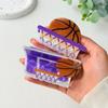 Acrylic Material Sports Style Claw Clip Trendy Style Football Hair Clip  Casual Wear