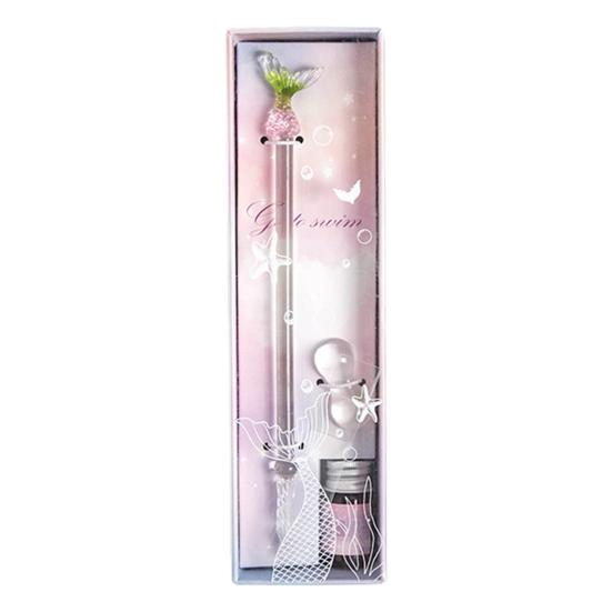 1 набір ручок для підпису з чудовим чітким почерком і гарним кришталевим пером для прикраси