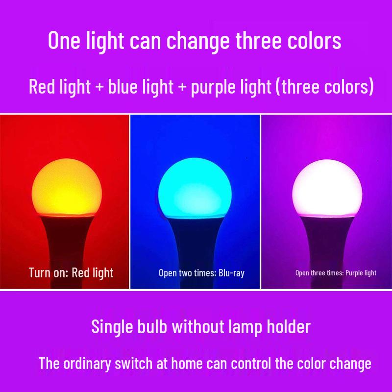 Multi-Color LED Atmosphere Light: Remote-Control Selfie Fill Bulb for TikTok
