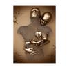 Metal Figure Statue Art Poster High Definition Printing Canvas Painting Prints Couple Sculpture Living Room Home Decor Picture