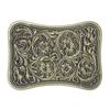 New Fashion Women Belt Gorgeous Arabesque Floral Pattern Noble Royal Flower Metal Buckle Lady Daily Waistband