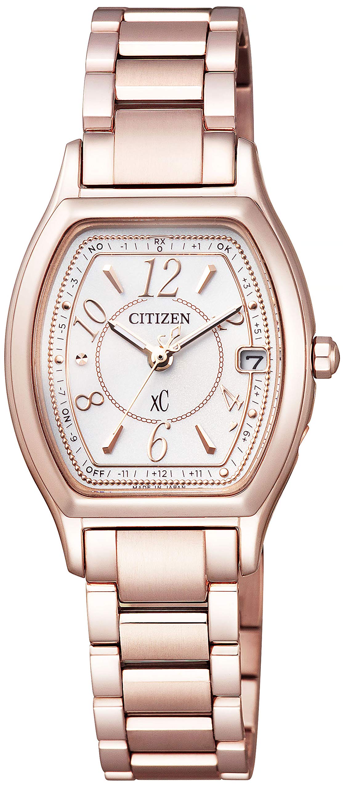 

Cross Sea Eco Drive Radio Watch Titania Line Happy Flight Series [Citizen] ES9354-69A Women s