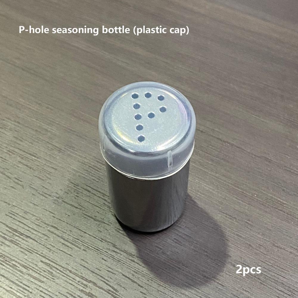 2pcs Small Pepper Shaker Stainless Travel Salt Container  For Motorcycle Modification Accessories