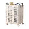 Wheeled Yoga Mat and Sports Gear Organizer Basket