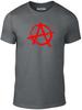 Anarchy Symbol T-Shirt - Punk Rock T Shirt Bedlam Evil Anarchist War Rocker