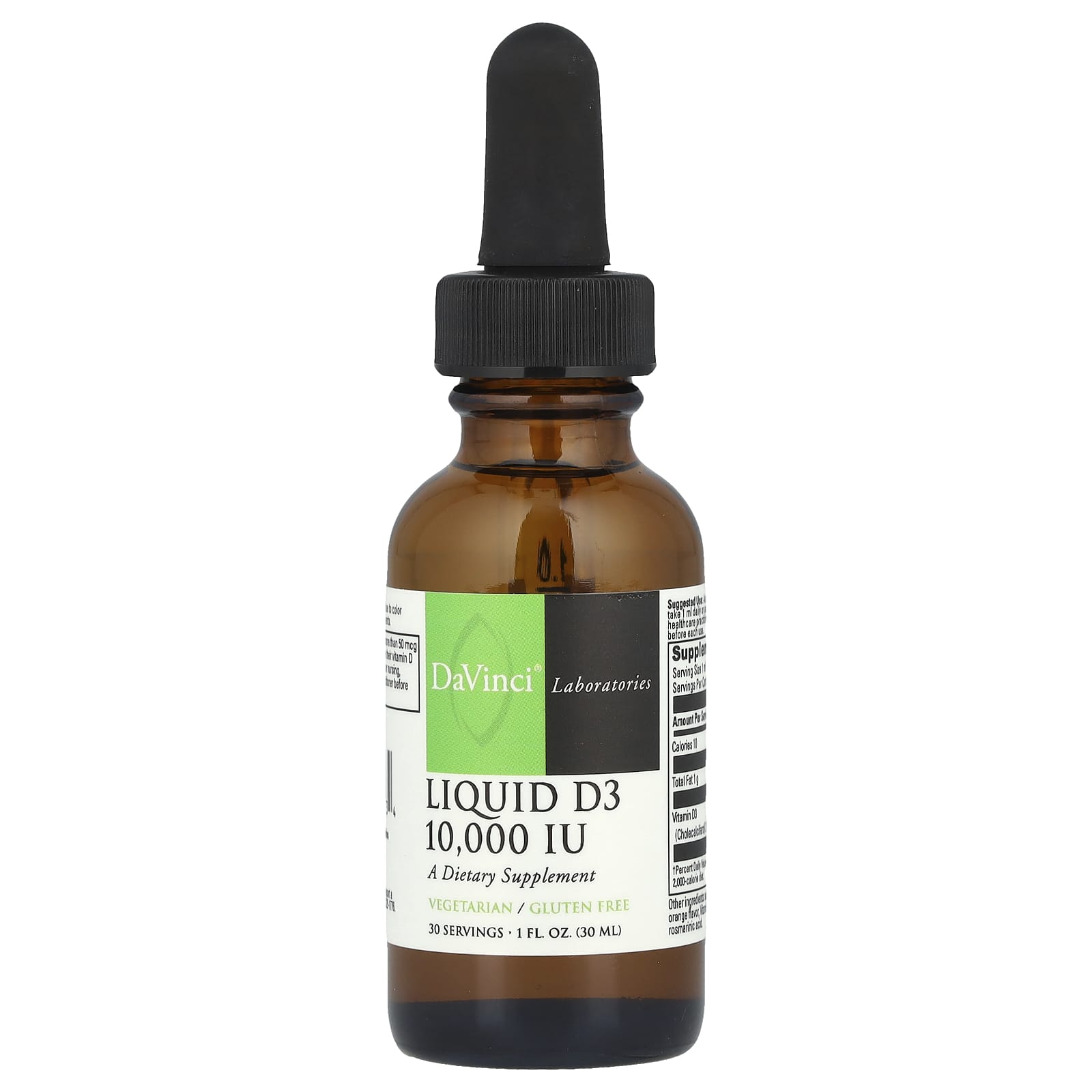 

Liquid D3, 10,000Iu, 30Ml(1Fl Oz)