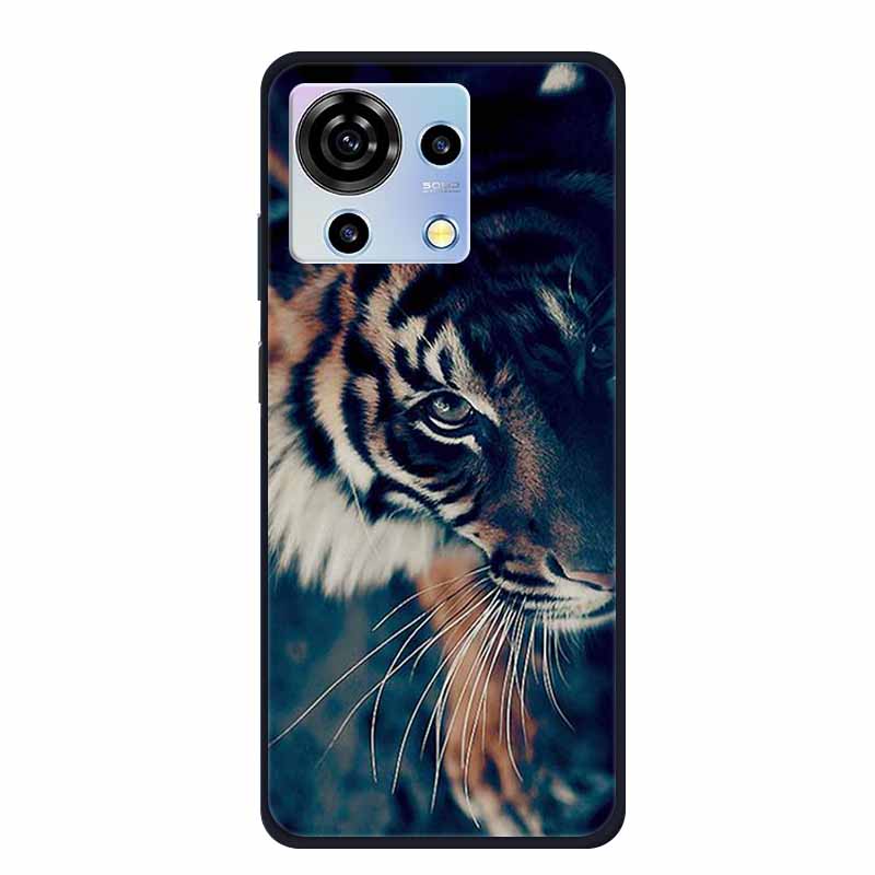 For ZTE V50 Vita Phone Case TPU Soft Back Cover Cartoon Luxury Silicone Phone Cases for ZTE Blade V40 V 40 50 Vita Animal Funda