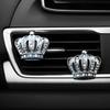 2 Car Air Vents Decorated with Scented Metal Crown with Diamond Blingbling Pair of Car Interiors for Men and Women Air Fresheners 2