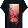 Red Panda Sleeping with  Cherry Blossoms Landscape T-Shirt