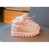 Girls' Cotton Shoes Winter New Cashmere Thickened Children's Sports Snow Boots Girls Warm Cotton Boots Big Children