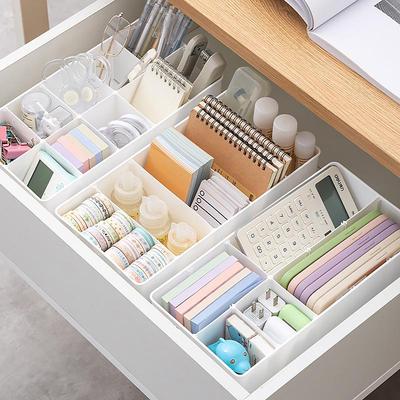 Schubladenaufbewahrung im japanischen Stil für den Schreibtisch, Trennwand-Organizer für Küche und Schreibwaren