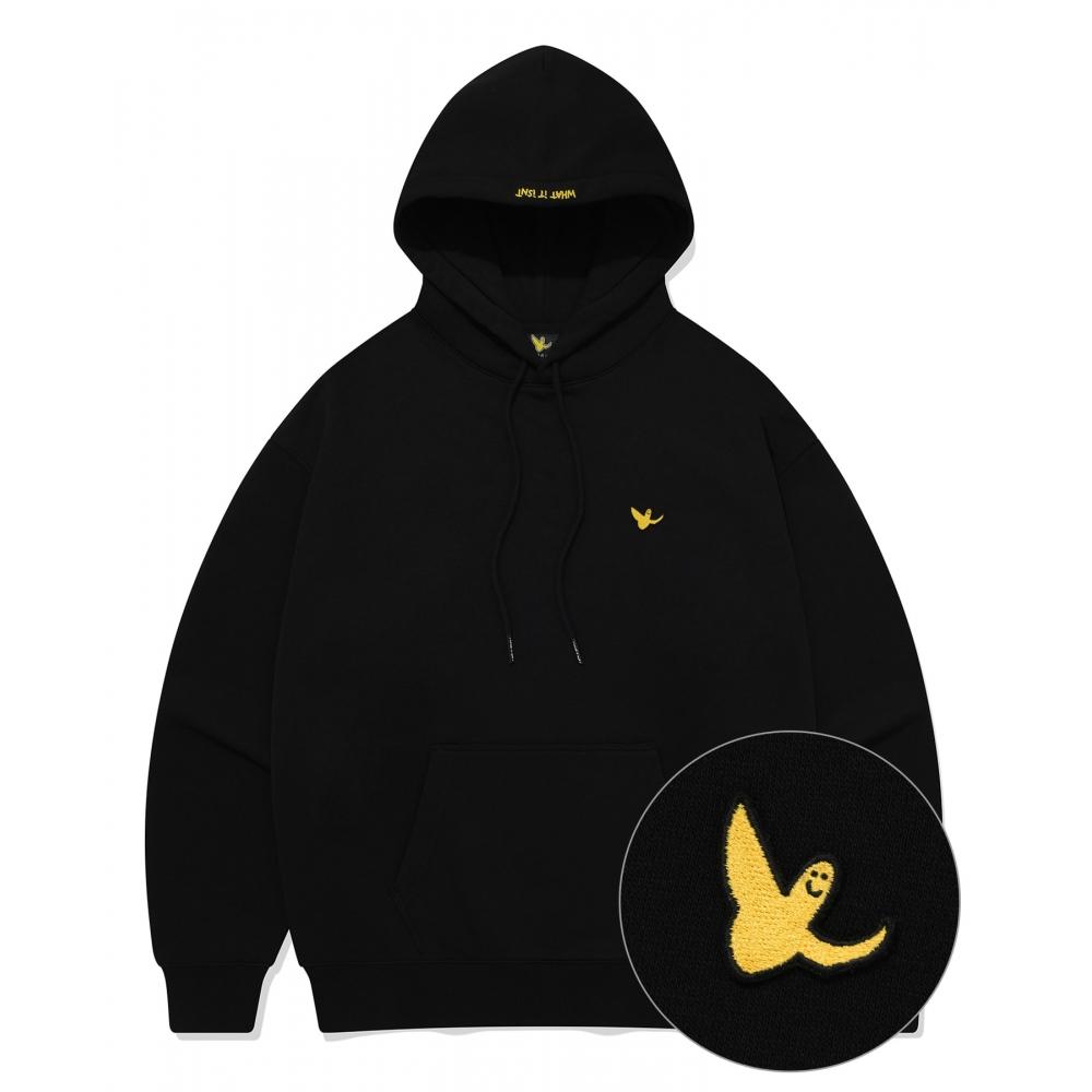 

WHATITISNT 23FW Angel Wappen Hood Черный