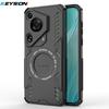 KEYSION Hollow Heat Dissipation Case for Huawei Pura 70 Pro+ Magnetic Cooling Shockproof Phone Cover for Huawei Pura 70 Ultra