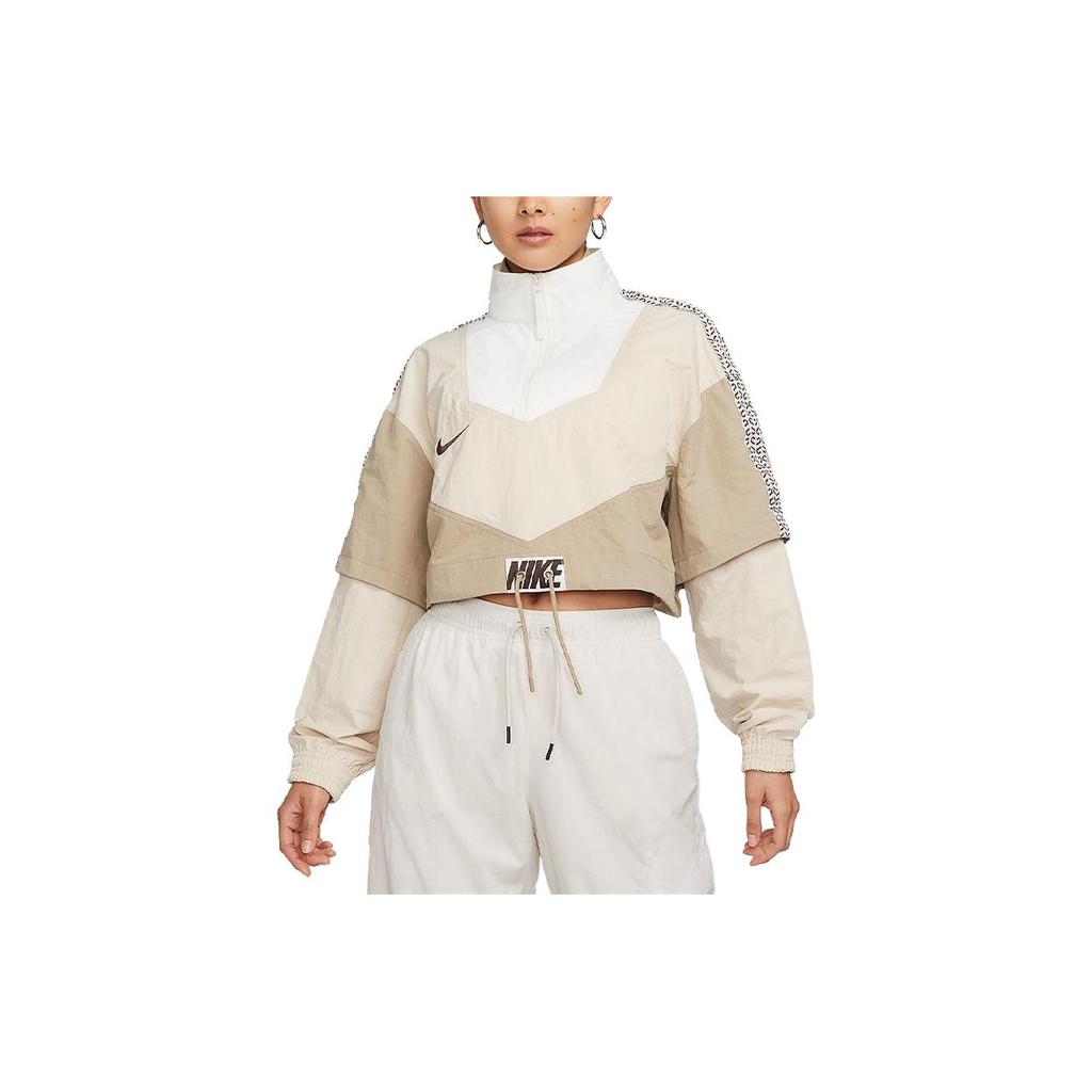 New Nike Jacket Women's Sand Pile White FB8373-126