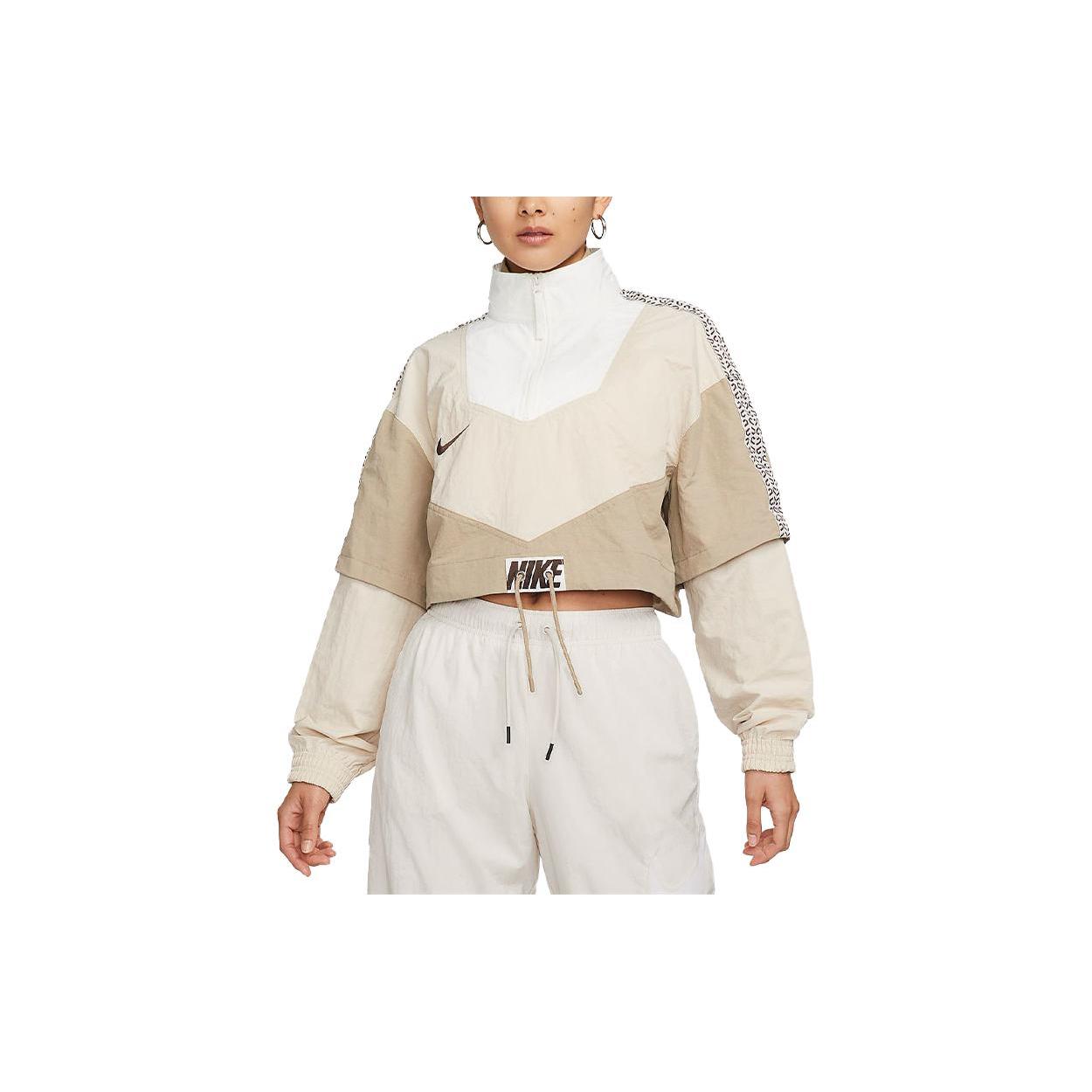 

New Nike Jacket Women s Sand Pile White FB8373-126 L