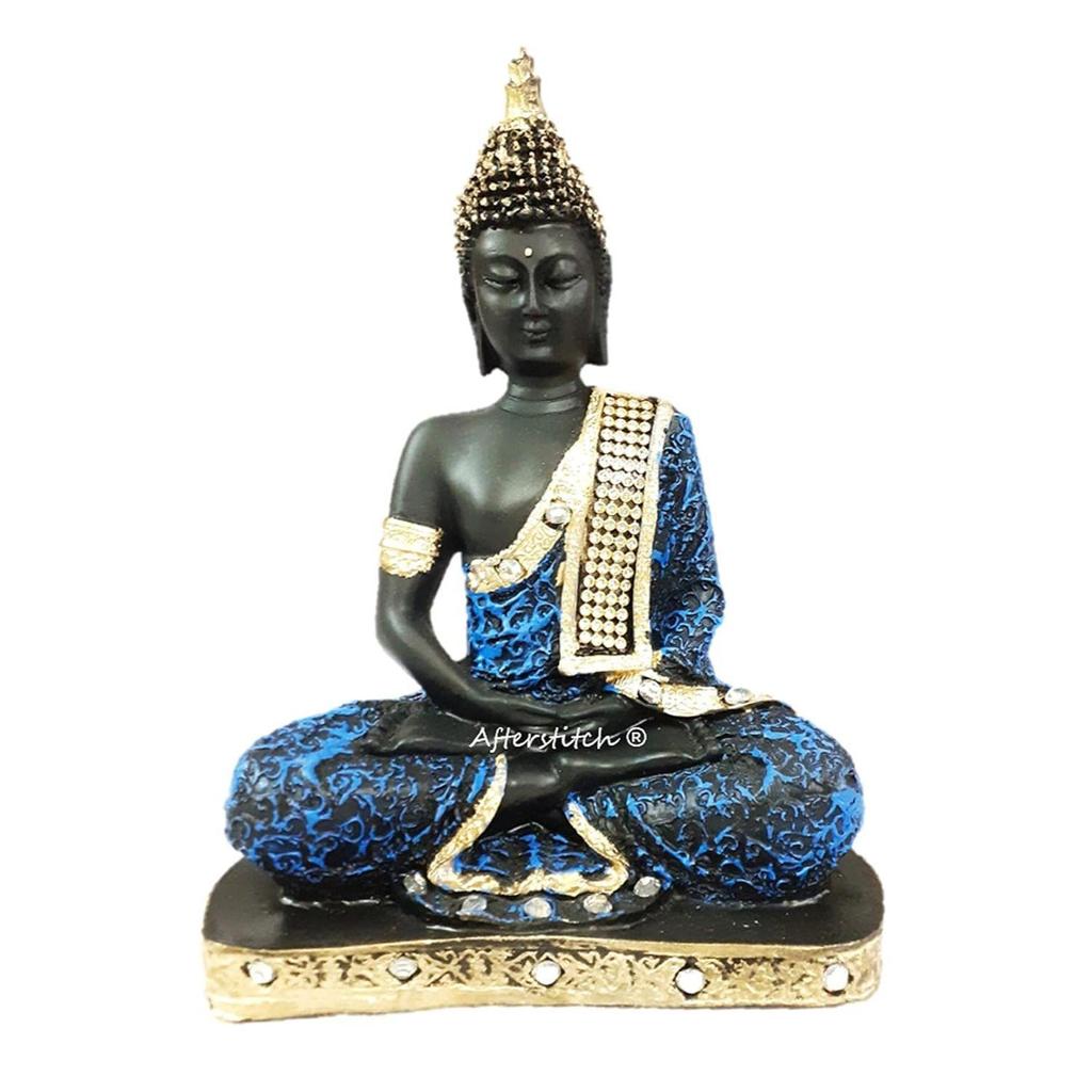 Buddha-statyer för heminredning Stor storlek Hela kroppen Buddha-statyer för vardagsrum Sittande Gautam Budh Murti Idoler Trädgårdsutställningsföremål
