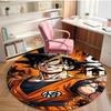 Dragon Ball Print Round Rug, Washable Floor Carpet, For Entryway Dorm Laundry Room Office Study, Home Decor Birthday Christmas Gift
