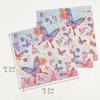20Pcs Butterfly Printed Paper Napkins, 2-Ply Disposable Napkins for Baby Shower Birthday Party - Table Decor Tissue Supplies
