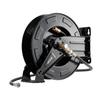 Carretel de Mangueira para Lavadora de Alta Pressão, 15,2 m x 9,5 mm Retrátil Aço Resistente Carretel de Mangueira para Lavadora, 4000PSI Máx., Recolhimento Automático, Parede/Piso Flexível