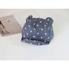 Dww-Marin-Polka Coton Bb Casquette 12  24 Mois Pour Fille Garon Enfant Chapeau De Soleil Casquette De Rglable Printemps T Automne