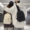 Small Checkered Backpack for Men and Women Fashion Casual Mini Backpack with Zipper Pockets