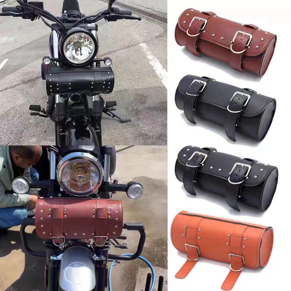Front and Rear Storage Bag Kit for Motorcycle Electric Vehicles, Ideal for Zuma and Benda Models.