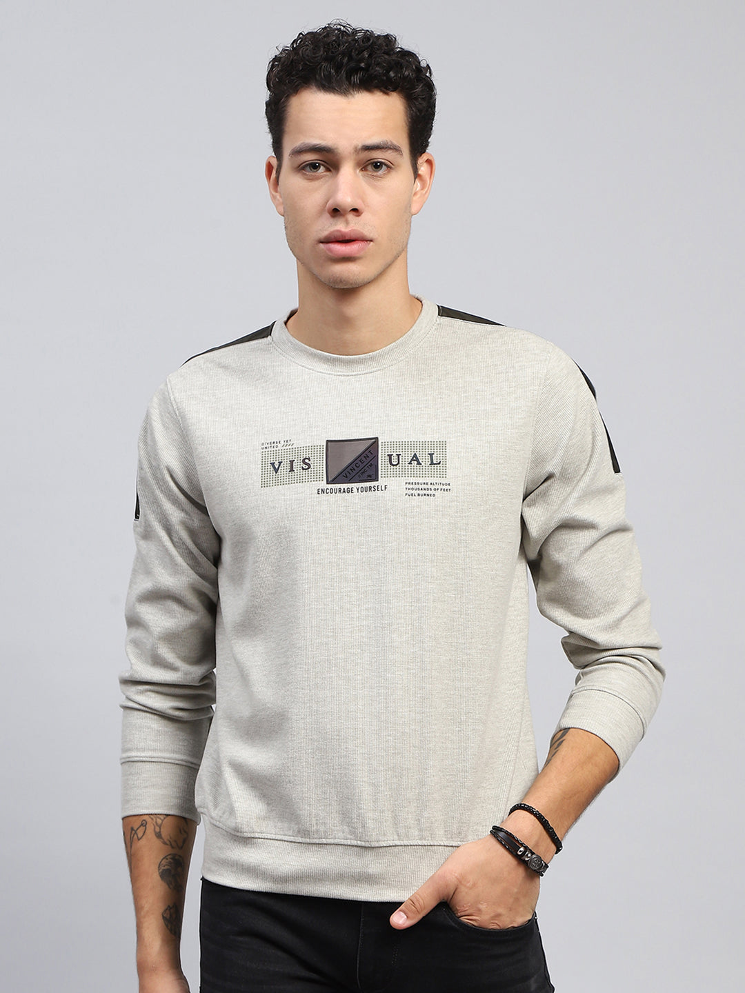 Monte Carlo Men Regular Fit Green Sweatshirt 3XL зелёный