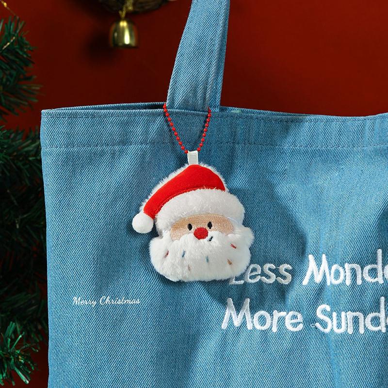 Christmas Decorations 2025 Christmas Doll Pendants Cute Elk Santa Claus Keychains Accessories Party Favors New Year Gifts